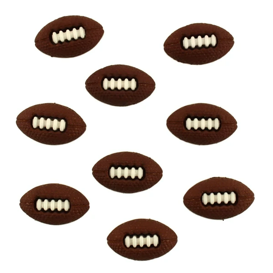 Footballs - Buttons Galore and More Craft & Sewing Buttons