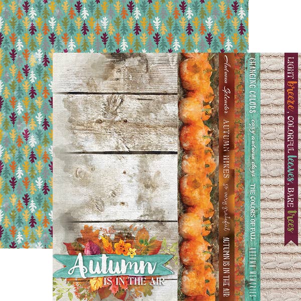 Autumn Air 12 x 12 Double Sided Scrapbook Paper