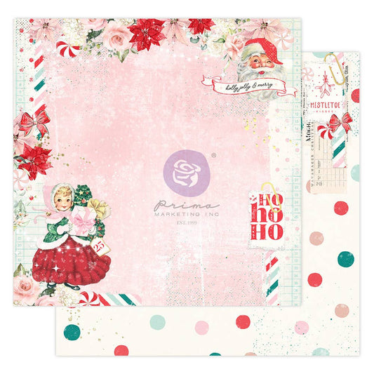 Prima Candy Cane Lane 12"x12" Jolly Days 655350998721