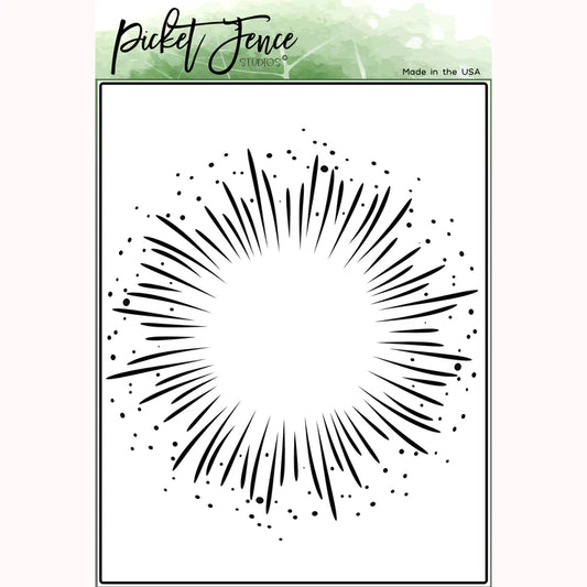 Picket Fence Inner Glow A2 Stencil