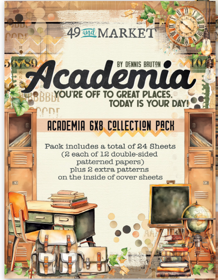 49 & Market Academia 6x8 paper pack