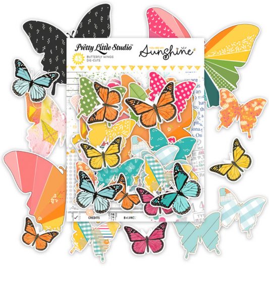 You are my sunshine- DieCuts Butterfly Wings