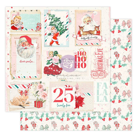 Prima Candy Cane Lane 12"x12" Christmas Magic 655350998745