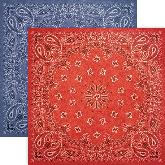 Bandana 12 x 12 Double-Sided Paper