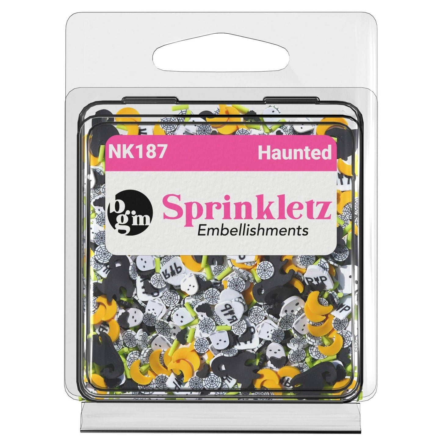 Haunted - Halloween Polymer Clay Craft Embellishments