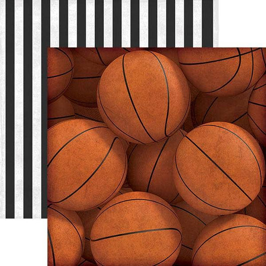 Basketballs 12x12 Double Sided Paper